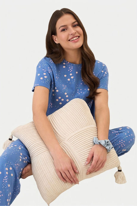 Sweet Dreams Printed Pyjama Set - Cosmic Sky — image 3